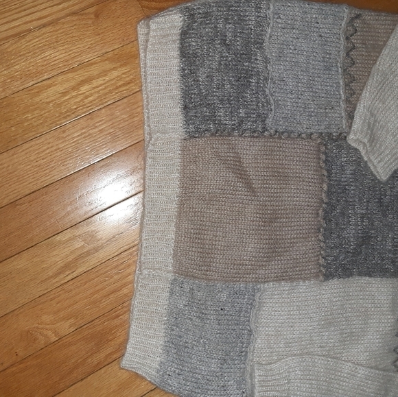 ORVIS Patchwork mohair blend sweater womens sz M - Picture 4 of 6